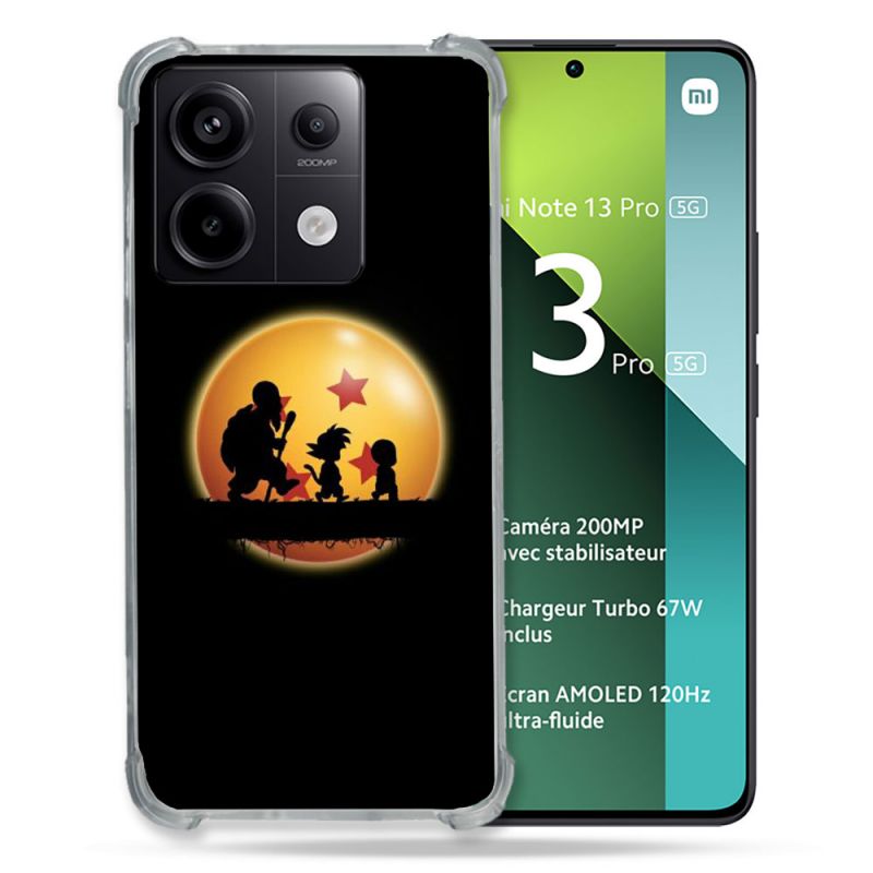 Coque Renforcée Pour Xiaomi Redmi Note 13 Pro 5G Manga Dragon Ball Vintage