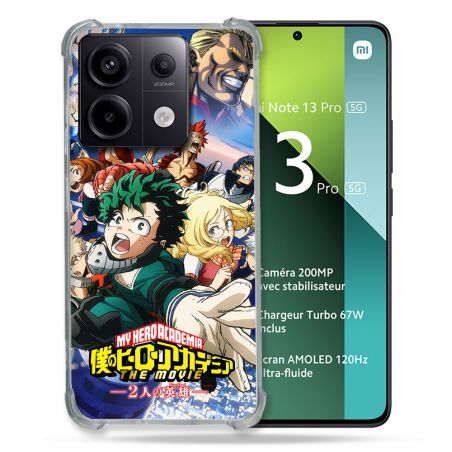 Coque Renforcée Pour Xiaomi Redmi Note 13 Pro 5G Manga My Hero Academia Affiche