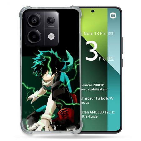 Coque Renforcée Pour Xiaomi Redmi Note 13 Pro 5G Manga My Hero Academia Deku