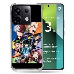 Coque Renforcée Pour Xiaomi Redmi Note 13 Pro 5G Manga My Hero Academia Noir