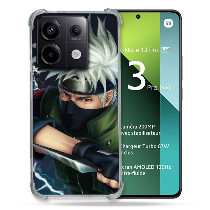 Coque Renforcée Pour Xiaomi Redmi Note 13 Pro 5G Manga Naruto Kakashi