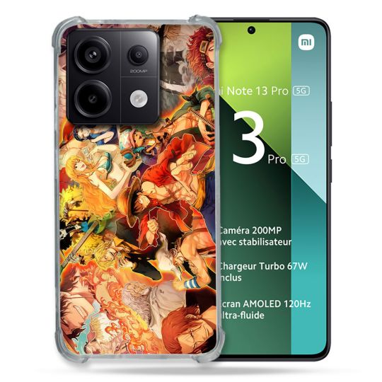 Coque Renforcée Pour Xiaomi Redmi Note 13 Pro 5G Manga One Piece Nakama