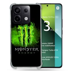 Coque Renforcée Pour Xiaomi Redmi Note 13 Pro 5G Monster Energy Vert