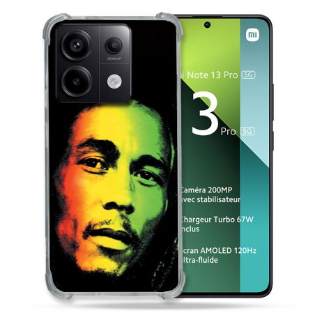 Coque Renforcée Pour Xiaomi Redmi Note 13 Pro 5G Musique Bob Marley 2