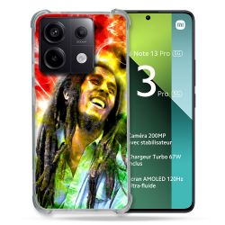 Coque Renforcée Pour Xiaomi Redmi Note 13 Pro 5G Musique Bob Marley Color