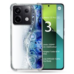 Coque Renforcée Pour Xiaomi Redmi Note 13 Pro 5G Musique Partition Vague
