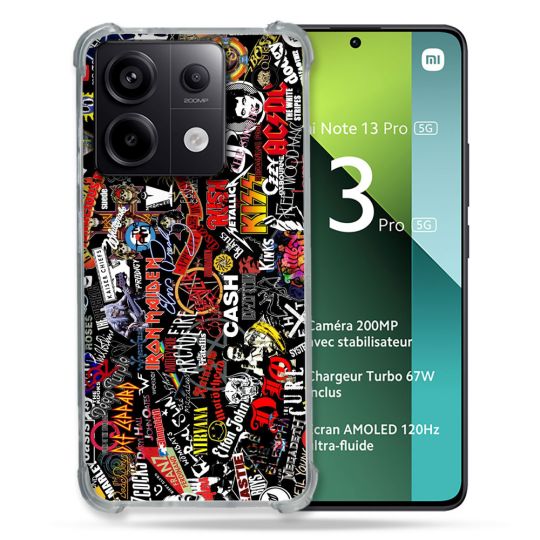 Coque Renforcée Pour Xiaomi Redmi Note 13 Pro 5G Musique Rock Groupe