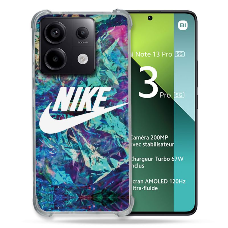 Coque Renforcée Pour Xiaomi Redmi Note 13 Pro 5G Nike Turquoise