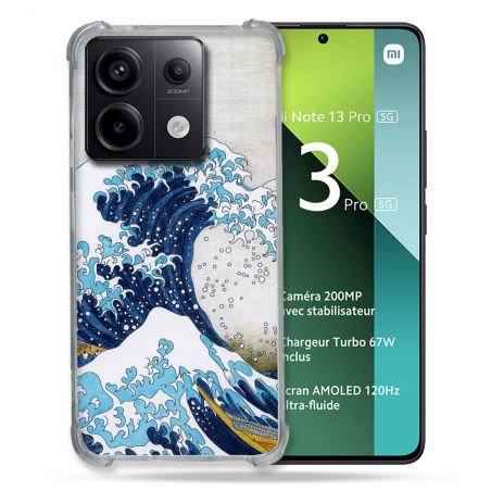 Coque Renforcée Pour Xiaomi Redmi Note 13 Pro 5G Peinture La Grande Vague