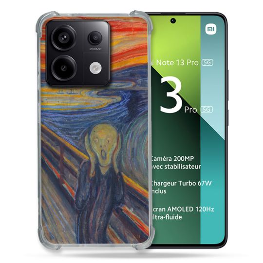 Coque Renforcée Pour Xiaomi Redmi Note 13 Pro 5G Peinture Le Cri