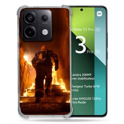 Coque Renforcée Pour Xiaomi Redmi Note 13 Pro 5G Pompier Escalier