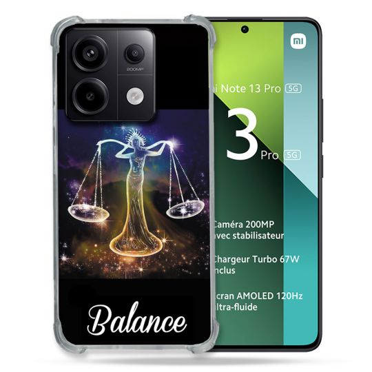 Coque Renforcée Pour Xiaomi Redmi Note 13 Pro 5G Signe Zodiaque 2 Balance