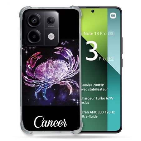 Coque Renforcée Pour Xiaomi Redmi Note 13 Pro 5G Signe Zodiaque 2 Cancer
