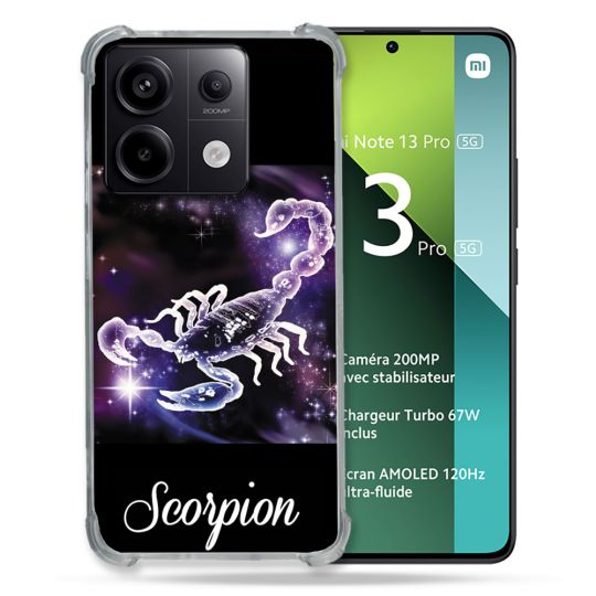 Coque Renforcée Pour Xiaomi Redmi Note 13 Pro 5G Signe Zodiaque 2 Scorpion