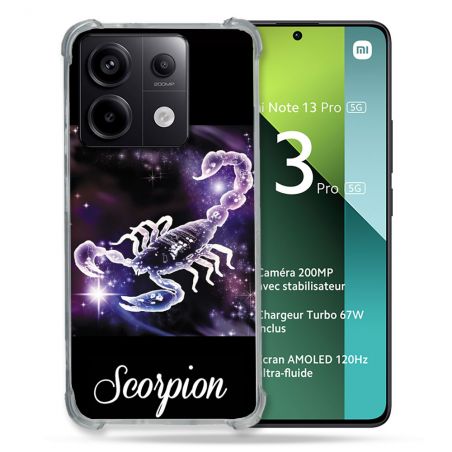 Coque Renforcée Pour Xiaomi Redmi Note 13 Pro 5G Signe Zodiaque 2 Scorpion