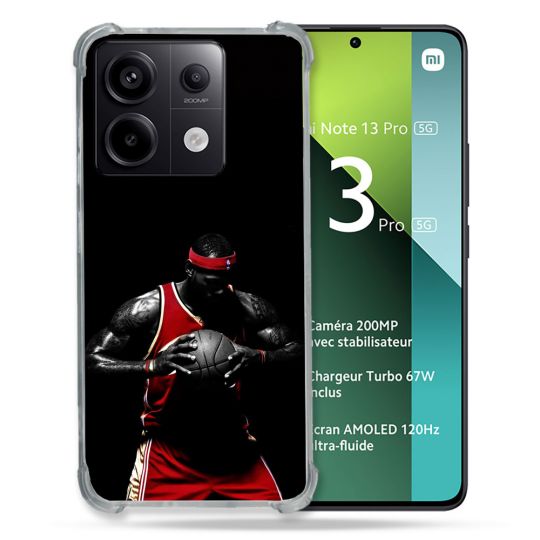 Coque Renforcée Pour Xiaomi Redmi Note 13 Pro 5G Sport Basketeur