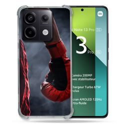 Coque Renforcée Pour Xiaomi Redmi Note 13 Pro 5G Sport Boxe Gant Rouge