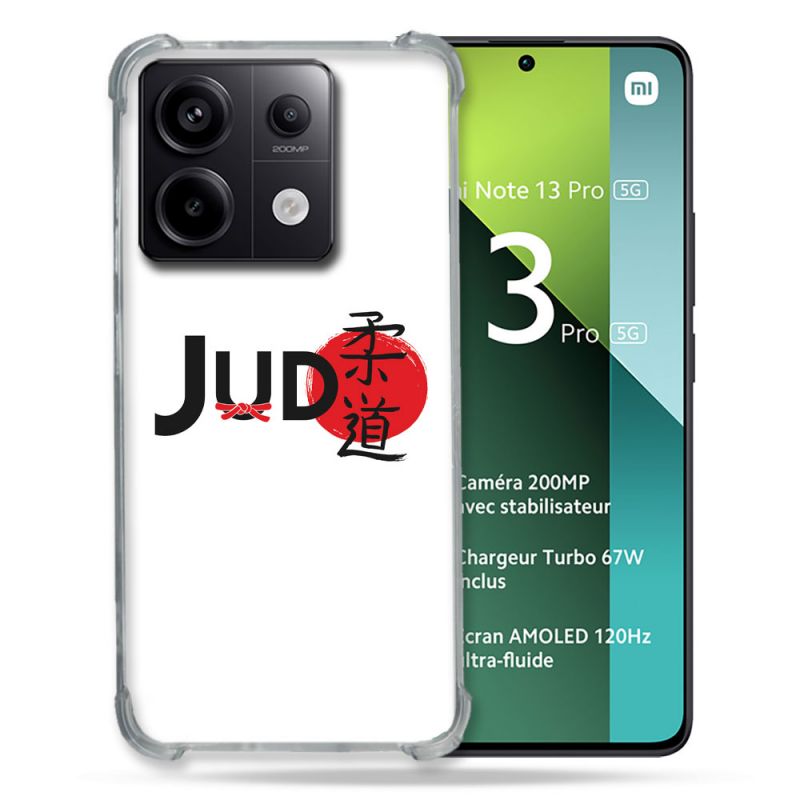 Coque Renforcée Pour Xiaomi Redmi Note 13 Pro 5G Sport Judo Logo