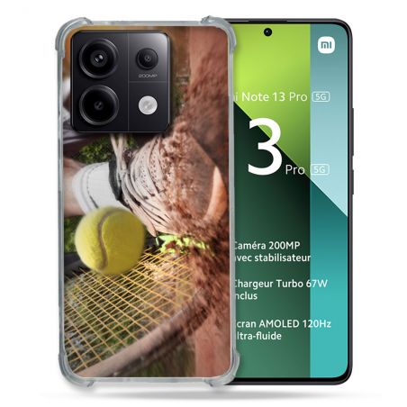 Coque Renforcée Pour Xiaomi Redmi Note 13 Pro 5G Sport Tennis Glissade