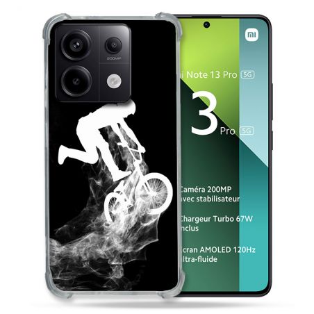 Coque Renforcée Pour Xiaomi Redmi Note 13 Pro 5G Sport VTT Noir