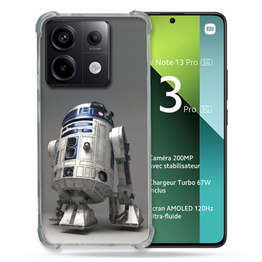Coque Renforcée Pour Xiaomi Redmi Note 13 Pro 5G Star Wars - R2D2