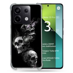 Coque Renforcée Pour Xiaomi Redmi Note 13 Pro 5G Tete de Mort Triple