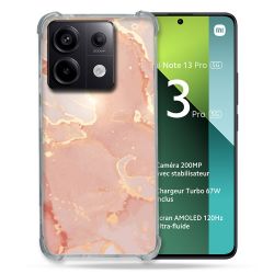 Coque Renforcée Pour Xiaomi Redmi Note 13 Pro 5G Texture Marbre Rose