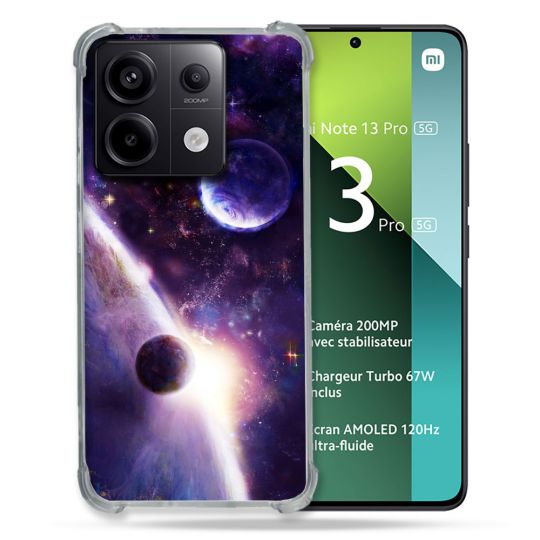 Coque Renforcée Pour Xiaomi Redmi Note 13 Pro 5G Univers Planete Stellaire