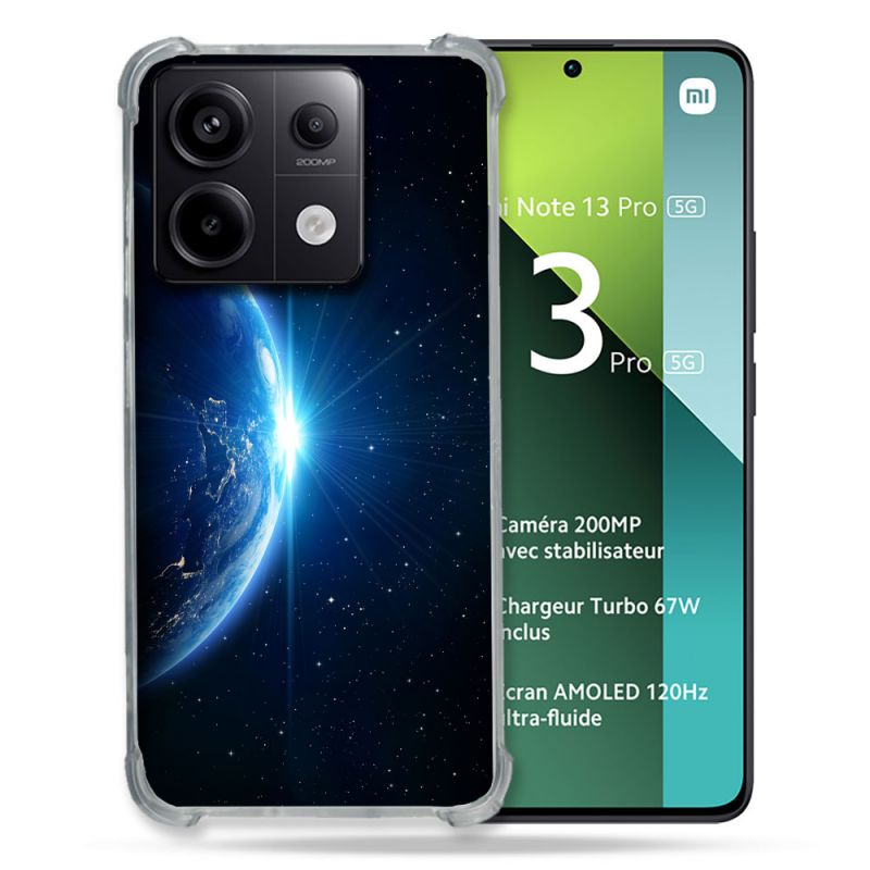Coque Renforcée Pour Xiaomi Redmi Note 13 Pro 5G Univers Planete Terre