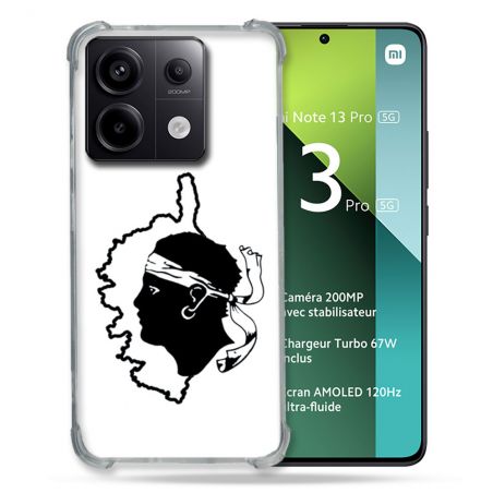 Coque Renforcée Pour Xiaomi Redmi Note 13 Pro 5G Voyage Corse Blanc