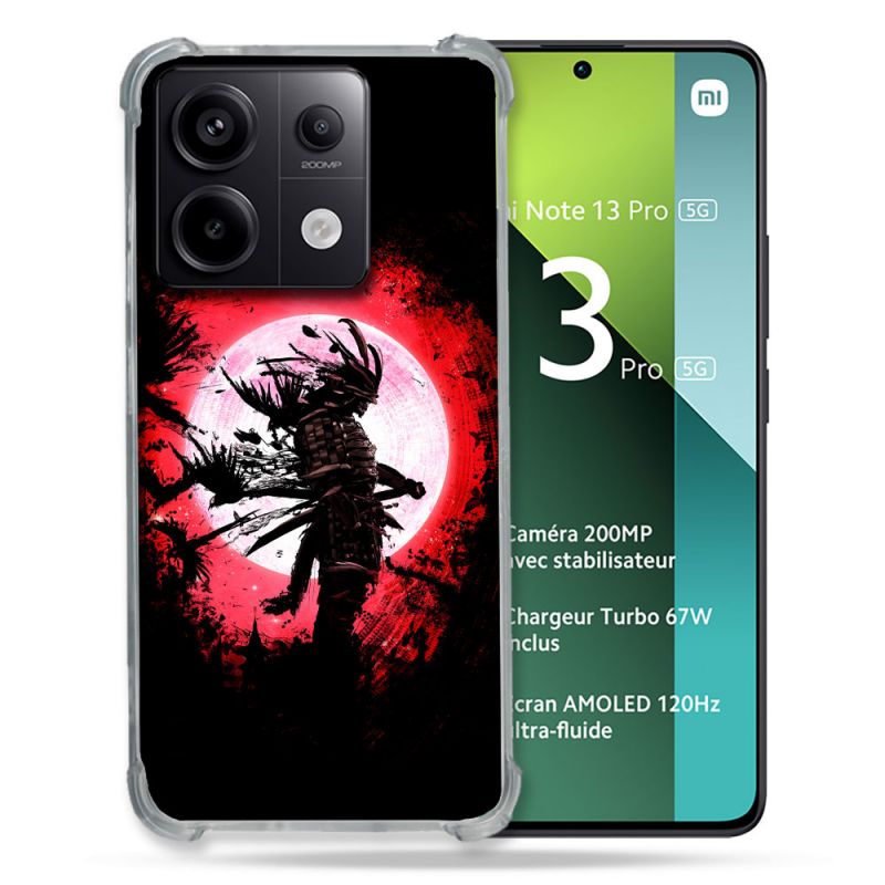Coque Renforcée Pour Xiaomi Redmi Note 13 Pro 5G Voyage Japon Samourai