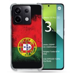 Coque Renforcée Pour Xiaomi Redmi Note 13 Pro 5G Voyage Portugal Drapeau