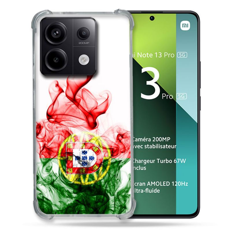Coque Renforcée Pour Xiaomi Redmi Note 13 Pro 5G Voyage Portugal Flamme
