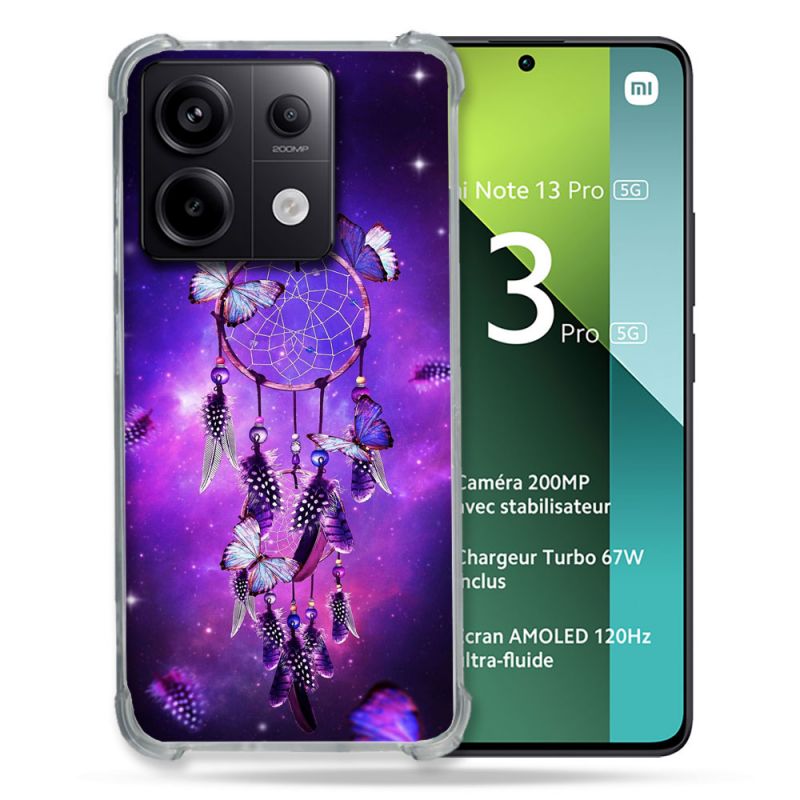 Coque Renforcée Pour Xiaomi Redmi Note 13 Pro 5G Zen Attrape Reve Papillon