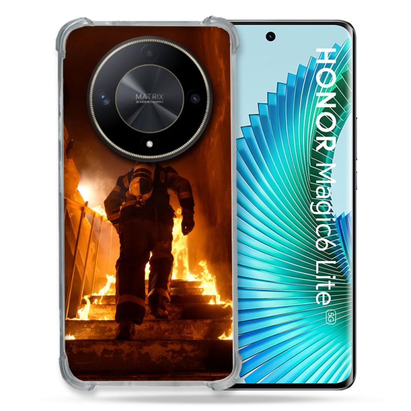 Coque Renforcée Pour Honor Magic 6 Lite 5G Pompier Escalier