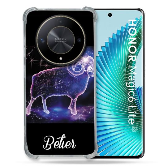 Coque Renforcée Pour Honor Magic 6 Lite 5G Signe Zodiaque 2 Bélier