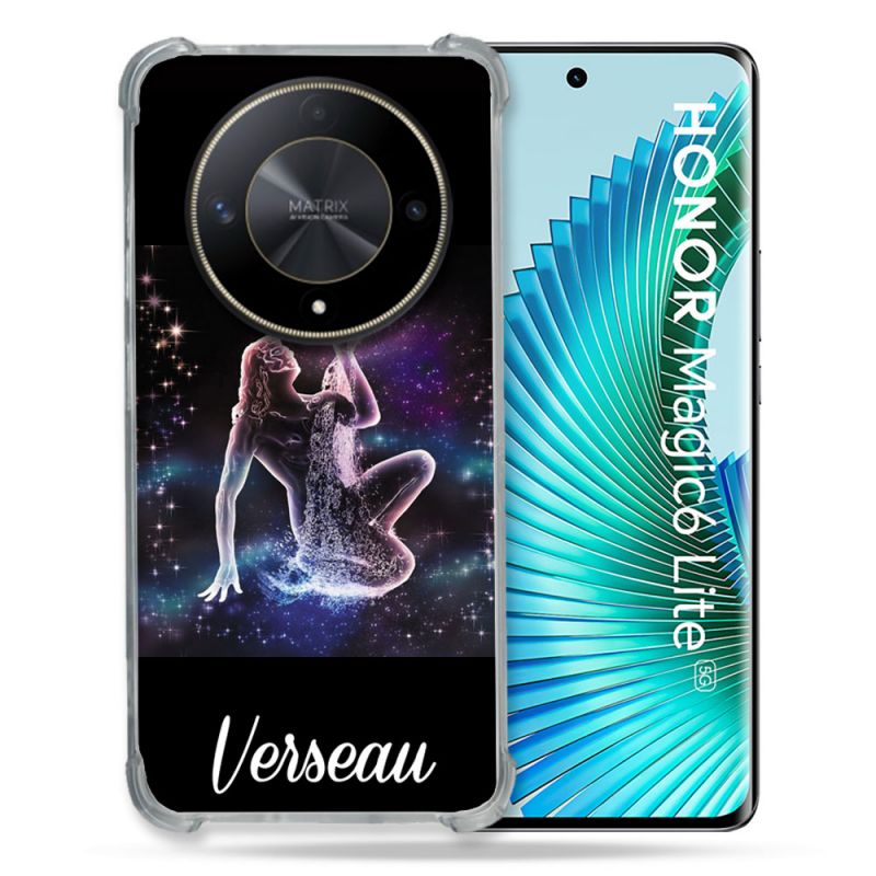 Coque Renforcée Pour Honor Magic 6 Lite 5G Signe Zodiaque 2 Verseau
