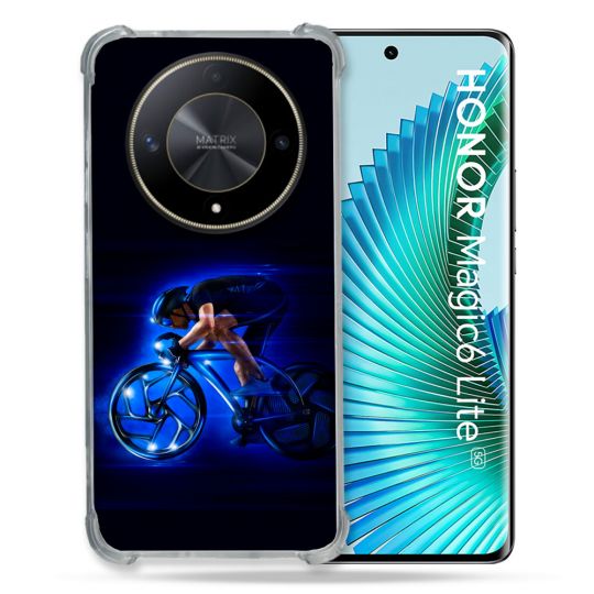 Coque Renforcée Pour Honor Magic 6 Lite 5G Sport Cyclisme Bleu