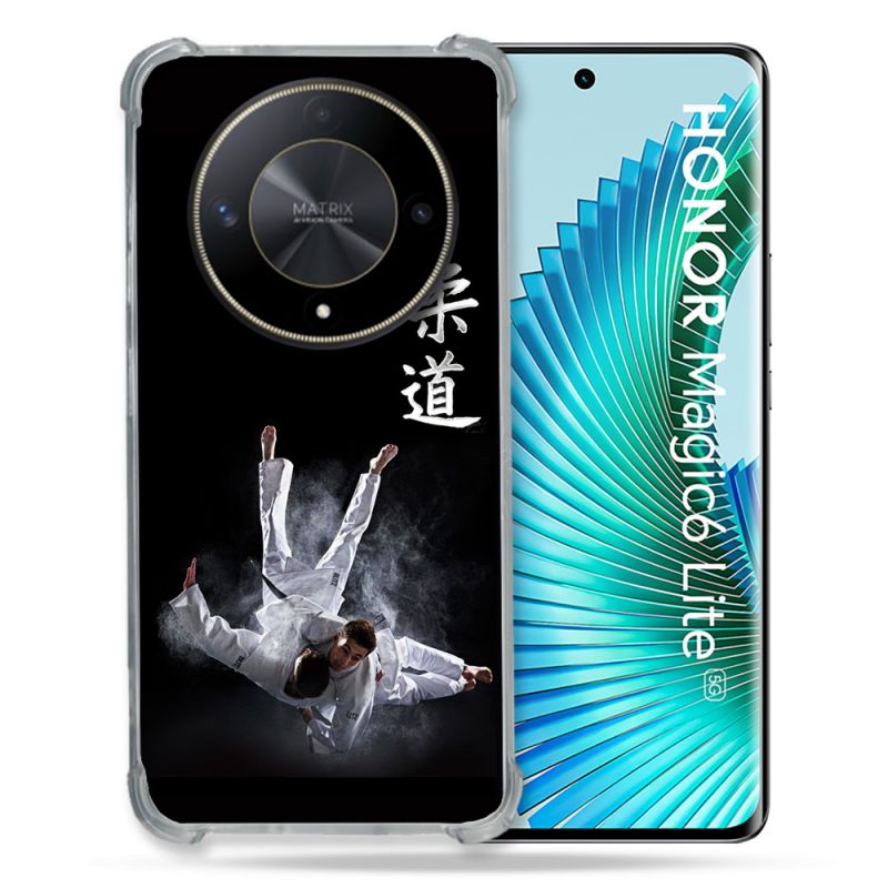Coque Renforcée Pour Honor Magic 6 Lite 5G Sport Judo Noir