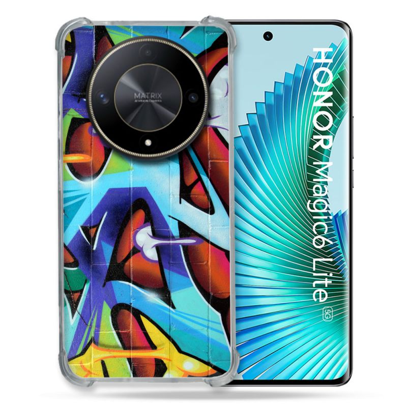 Coque Renforcée Pour Honor Magic 6 Lite 5G Street Art Graf Color