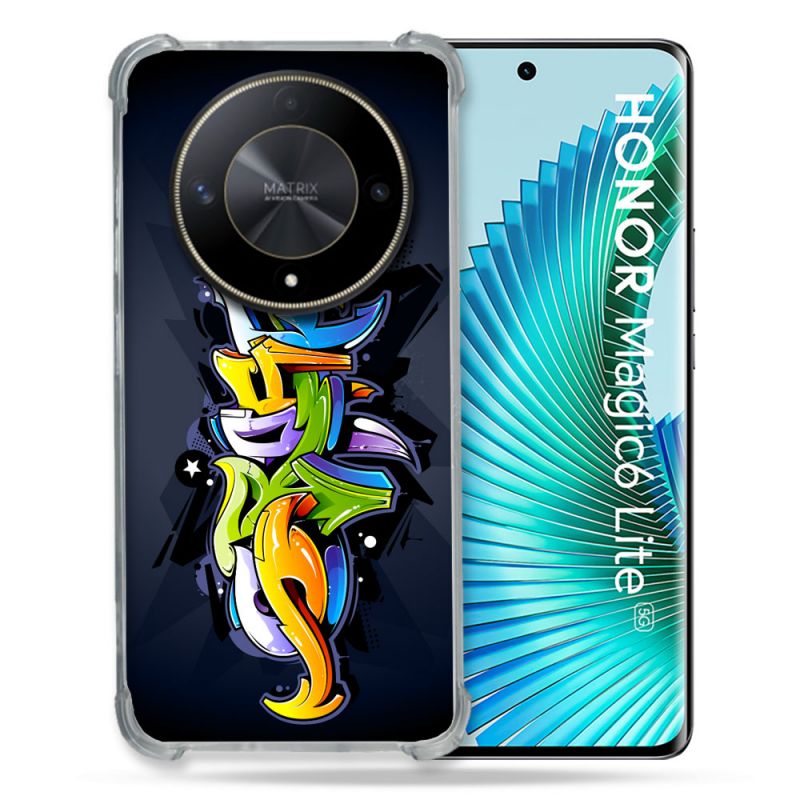 Coque Renforcée Pour Honor Magic 6 Lite 5G Street Art Graffiti