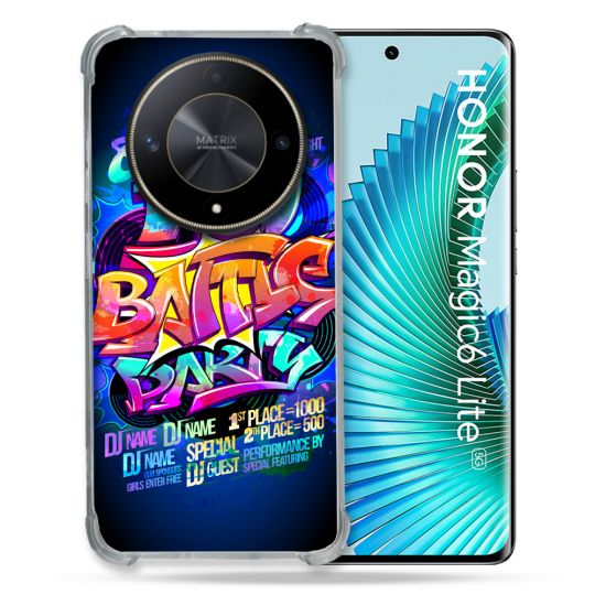 Coque Renforcée Pour Honor Magic 6 Lite 5G Street Art Rap