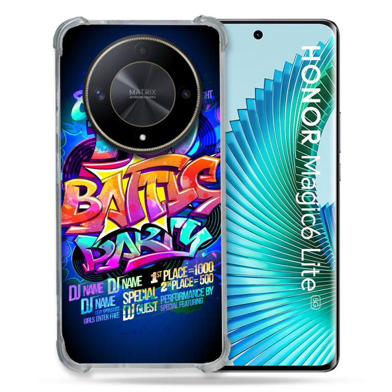 Coque Renforcée Pour Honor Magic 6 Lite 5G Street Art Rap