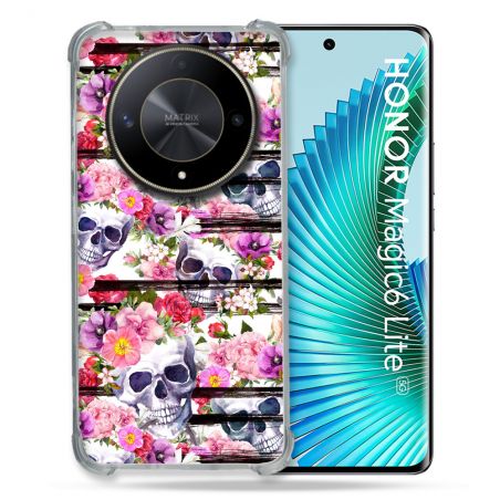 Coque Renforcée Pour Honor Magic 6 Lite 5G Tete de Mort Pattern