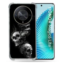 Coque Renforcée Pour Honor Magic 6 Lite 5G Tete de Mort Triple