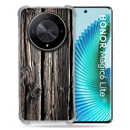 Coque Renforcée Pour Honor Magic 6 Lite 5G Texture Bois