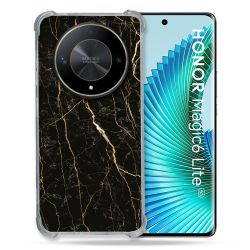 Coque Renforcée Pour Honor Magic 6 Lite 5G Texture Marbre Noir