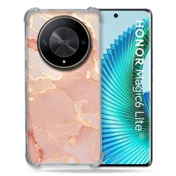 Coque Renforcée Pour Honor Magic 6 Lite 5G Texture Marbre Rose