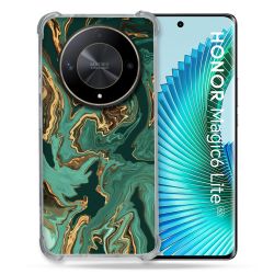 Coque Renforcée Pour Honor Magic 6 Lite 5G Texture Marbre Vert