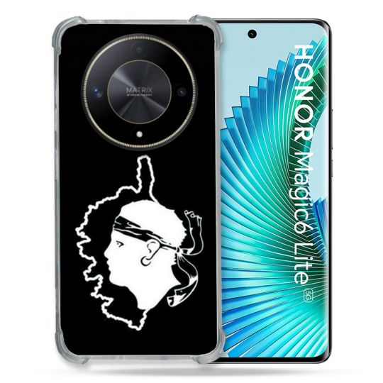Coque Renforcée Pour Honor Magic 6 Lite 5G Voyage Corse Noir